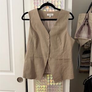 Heartloom Tan Sleeveless Vest Top